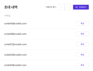 초대 내역 예시 이미지